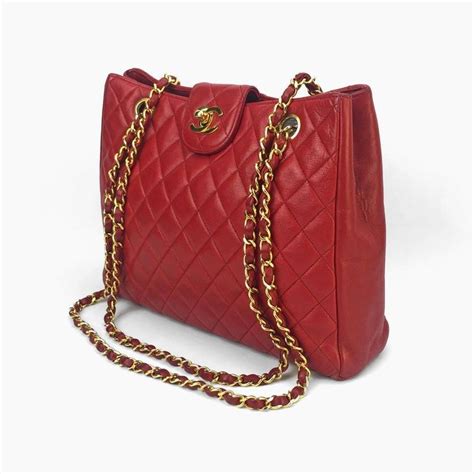 red chanel bag with gold chain|chanel quilted bag gold chain.